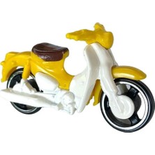 Ala Store - Super Cub - Hw Moto 3/5 - HKK32 - Short Card - Motosiklet - Sarı - Mattel 2023