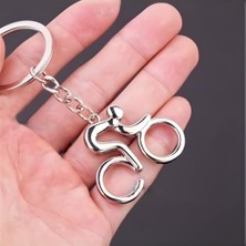 Ala Store Kdot Tourer Bisiklet Anahtarlık, Gri Tonlarında, Metal, Spor Temalı, 6 Cm, 30 Gram, Bisiklet Figürlü