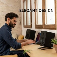 Ala Store A4 Arc Aktif Hoparlör Kahverengi(Hdmı Arc,rca Bluetooth,optik,usb,sub Out)