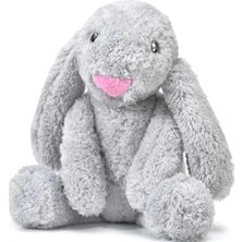 Peluş Gri Tavşan, 45 cm Yumuşak Uyku Arkadaşı