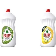 Ala Store Sıvı Bulaşık Deterjanı Elma Kokulu, 1500 ml & Fairy Ultra Hızlı Sıvı Bulaşık Deterjanı Limon ve Limonu, 1500 ml