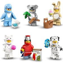 Ala Store LEGO Minifigures Series 28, 12 Figür Ile: LEGO Minifigures Series 71051 Animals Komple Seti (Baskılı Dahil)
