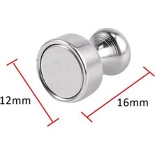Ala Store 12 Adet Yüksek Kalite Güçlü Mıknatıs Buzdolabı Magnet Fotoğraf Evrak Kağıt Tutucu