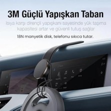 Ala Store Alüminyum Elastik Katlanabilir Mgsafe Uyumlu Araç Içi Telefon Tutucu Masaüstü Telefon Tutucu