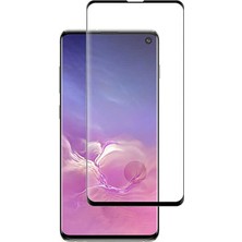 ZM Store Galaxy S10 Uyumlu Kenarları Siyah Davin Seramik Ekran Koruyucu