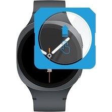 Ala Store Galaxy 8 44MM Için 2'li Paket (2 Adet) Kolay Kurulum Otomatik Hizalama Aparatlı Şeffaf 9h Sertliğinde Gerçek Temperli Cam Ekran Koruyucu (Galaxy 8 44MM)