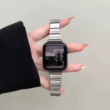 Alstrap Apple Watch 11-10 42MM 9 8 7 41MM 6 5 4 Se 40MM Uyumlu Paslanmaz Çelik Kelebek Mekanizmalı Kordon