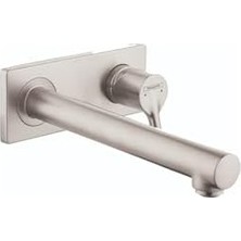 Ala Store Talis S Modern Premium 1-Handle 2 4-Inch Tall Bathroom Sink In Brushed Nickel, 72111821
