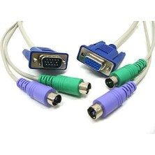 Ala Store Ps2 Kvm Swıtch Kablosu Dişi Erkek VGA Erkek Ps2