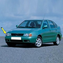 Ala Store Sağ Ön Sinyal Lambası Sarı 6K5953050B Vw Polo Sedan ile Uyumlu 1996-2003