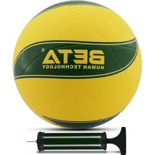 Kauçuk Voleybol Topu Seti - Pompa Dahil, Dikişsiz Tasarım
