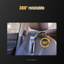 Ala Store 2’li Araç Baş Destek Kancası, Telefon Tutuculu Evrensel Koltuk Arkası Kanca, El Çantası & Alışveriş Poşeti Askısı, Kolay Takılabilir, Koltu Başlığı Askısı, Araç Içi Aksesuar