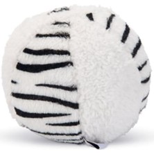 Ala Store Köpek Oyuncağı, Top, Peluş, Siyah/beyaz, 11CM