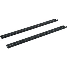 Ala Store Rackworks Ağır Hizmet Tipi Çelik Raf Ray Seti; 10U Raf Boyutu (GRW-RACKRAIL-10U)