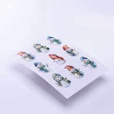 Ala Store Kardan Adam Temalı Sticker, A5 2 Adet