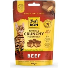 Ala Store Markapet Delibon Cruncy Içi Dolgulu Ödül Bisküvisi - Sığır Etli 60GR