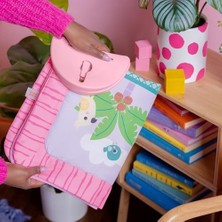 Ala Store Bright Starts Pink Palms Tiki Oyuncak Çubuklu Bebek Jimnastik Aktivitesi ve Yüz Üstü Geçirilen Zaman Matı, Oyuncak Çubuğu ve 3 Oyuncak, Yenidoğan Ile 3 Yaş Arası Bebekler Için