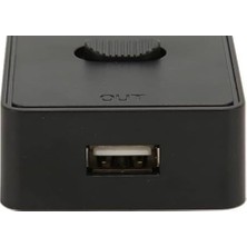 Ala Store 4559 2 Port USB 2.0 To Kvm Switch Çoklu Pc Kasa Çoklayıcı Hub Anahtar