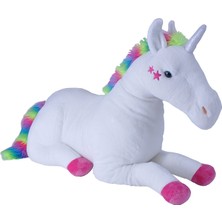 Wild Republic Jumbo Boy Beyaz Unicorn 76 cm 23255