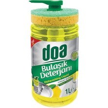 Ala Store Doa Sıvı Bulaşık Deterjan Süngerli Limon Kokulu 1000 ml