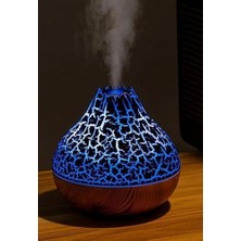 Ala Store Ultrasonik Hava Nemlendirici 7 Renk LED Işıklı Aromaterapi Buhar Makinesi Volkan Tasarım