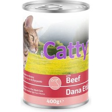 Catty Soslu Dana Etl Kedi Konservesi 400 gr