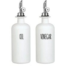 Ala Store 2'li Akıllı Otomatik Kapaklı Cam Yağlık Sirkelik Seti 500 ml