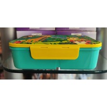 Ada Çanta Kırtasiye 3 Bölmeli Geniş Kapasiteli Plastik Beslenme Kabı BC220603