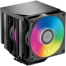 Ala Store Pccooler RT720 Tc Argb Bk Cpu Hava Soğutucu, 7 Isı Borusu, Çift 120MM Pwm Fan, Amd Am4/am5 & Intel LGA1700/1851/1200/1151/1150 Uyumlu (Siyah)