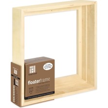 Ala Store Ahşap Paneller Için Şamandıra Çerçevesi, 1,5 Inç Derinlik, Kalın, 12X12 Inç, Akçaağaç (FBOLD151212M)