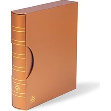 Ala Store Leuchtturm Grande Metalik Klasik Seri, Kasetli Klasör (295X335X70MM) (Pul, Madeni Para, Kağıt Para, Zarf, Efemera Koleksiyonlarınız Için Idealdir), Bronz Kapak