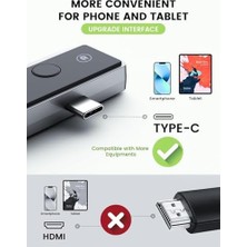 Ala Store Kablosuz Ekran Yayınlayıcı & Alıcı - 1080P 60Hz HDMI Kablosuz Ekran Adaptörü, Usb-C, Dp-Alt, 5ghz Wifi, Tak Çalıştır, Mac, Windows, Uyumluluğu | ZR1180