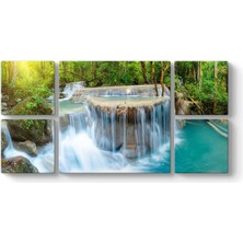 Ala Store Tayland Şelale Manzarası 166 x 83-5 Parçalı