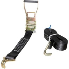 Ala Store Safeset Sg-60 50MM 2 Inç Spanzet 10 mt 2500-5000DAN 10 mm Çift J Kanca 1.1 Yük Gerdirme Halatı (1)