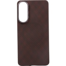 Ala Store Galaxy S25 Edge Uyumlu Kamera Çıkıntılı Şarj Özellikli Karbon Fiber Tasarımlı Armor Kapak (Altın Rengi, Galaxy S25 Edge)