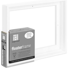 Ala Store Ahşap Paneller Için Floaterframe 17,72 cm Derinlik, Ince, 22,88 x 30,48 Cm, Beyaz (FTHIN780912W)