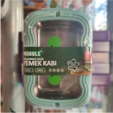 Ada Çanta Kırtasiye Paslanmaz Çelik 2 Katlı 3 Bölmeli 1350ML Kapasiteli Beslenme Kabı Muggle MM50002