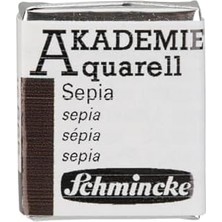 Ala Store Akademie Aquarell Yarım Tablet Sulu Boya 665 Sepia