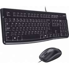 Logitech Logıtech MK120 Q USB Standart Siyah Klavye+ Mouse
