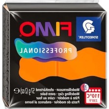 57 gr Turuncu Fimo Professional Modelleme Kili, Yaratıcılığınızı Geliştirin