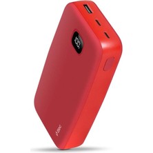 Ala Store 2BB211 Chargeup LCD 20.000 Mah Taşınabilir Hızlı Şarj Aleti/powerbank (Kırmızı)