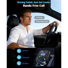 Ala Store Lıhan X8 Bluetooth Araç Kiti | Fm Transmitter & Çift USB Şarj Cihazı | Kablosuz Müzik