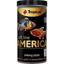 Ala Store Softline America S Kuzey ve Güney Amerika Balıkları Için Yumuşak Taneli Balık Yemi 250 ml 140GR
