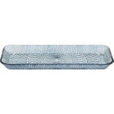 Ala Store Bıtz Kusintha Servis Tabağı Dikdörtgen Mavi 38 x 14 x 3 cm