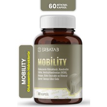 Erbatab Mobility – Glukozamin, Kondroitin Msm, Kolajen, Boswellia ve Mineral Içeren Takviye Edici Gıda – 60 Kapsül