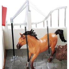 Ala Store 104342646, At Ahırı Oyun Çiftliği, At ve Kedi Figürü, Açılabilir Parçalar, Aksesuarlı, Rol Yapma Oyun Seti