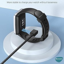 Ala Store Smart Band 8 Manyetik USB Şarj Kablosu Siyah