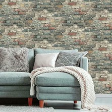 Ala Store Rm Studıo RMK11080WP Peal & Stick Duvar Kağıdı, Boz Kahverengi/altın, 20,5 Inç x 16,5 Feet