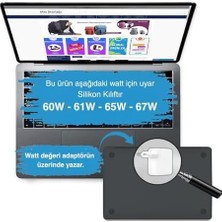 Ala Store MacBook Pro 13 Inç M1-M2 Uyumlu Sert Koruyucu Kapak Şarj Aleti Kılıfı | 67W 61W Usb-C/magsafe 1–2 60W – 360° Çevresel Darbe Koruması, Kablo Organizerli Tasarım Şeffaf