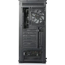 Ala Store Dark Maxima V30 Temperli Cam Yan Panel, 3X12CM Ön + 1X12CM Arka Argb LED Fanlı, Dikey Ekran Kartı Takılabilen, USB 3.0 Type-C, Atx Oyuncu Kasası (DKCHMAXV30)